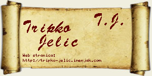 Tripko Jelić vizit kartica